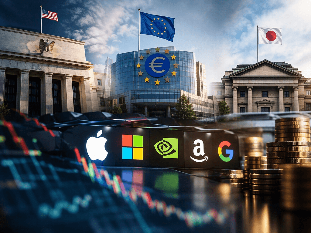 Fed, ECB, BoJ ประชุมพร้อมกัน บวกงบบิ๊กเทค นักลงทุนต้องดูอะไร